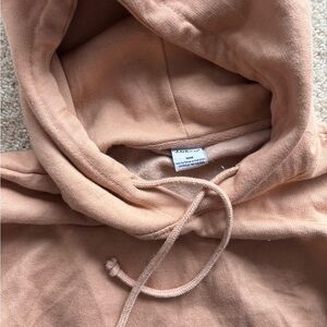 Cropped Light Brown Hoodie